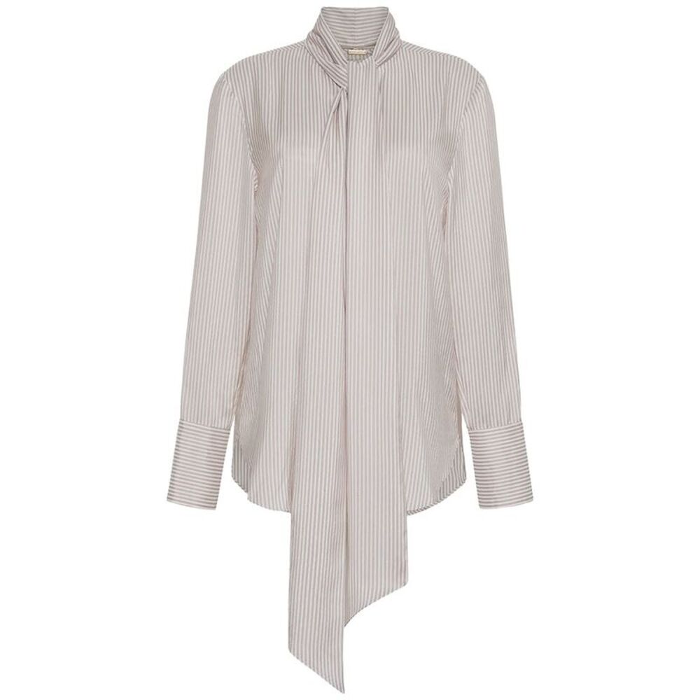 Adam Lippes Womens Lee Silk Blouse, Pink